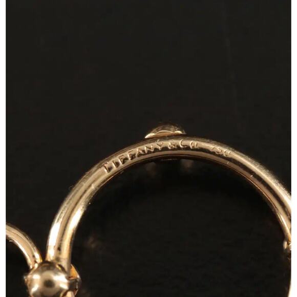 Tiffany & Co. 18K Ring Bead Link Statement Necklace 58.6g - Picture 8 of 10